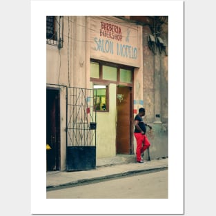 Cuba Barber Shop Posters and Art